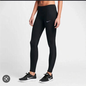 NIKE POWER RACER BLACK 7/8 TIGHTS